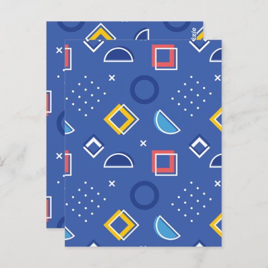 幾何学模様3 ポストカード (正面/裏面)