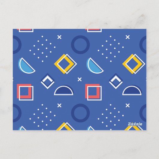 幾何学模様3 ポストカード (裏面)