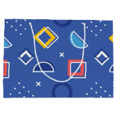 幾何学模様3 ラージペーパーバッグ (裏面)