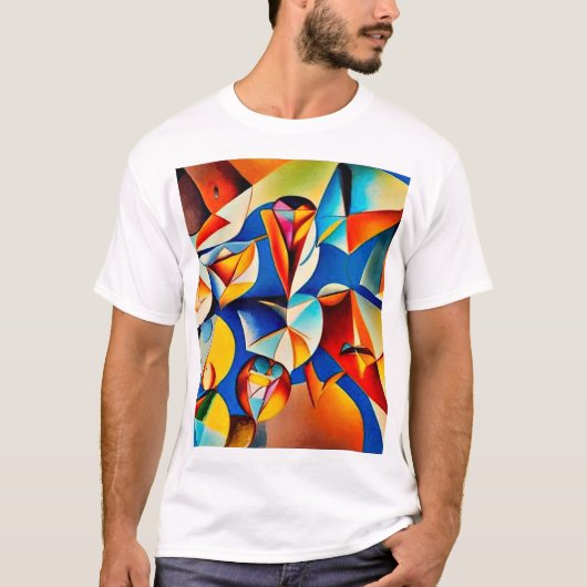 幾何学模様47 Tシャツ (正面)