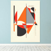 幾何学模様4 |幾何学模様 キャンバスプリント (インサイチュ (ウッドフロア))