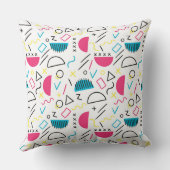 幾何学模様5 クッション (裏面)