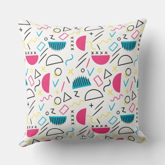 幾何学模様5 クッション (裏面)