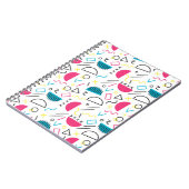 幾何学模様5 ノートブック (左側)