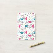 幾何学模様5 ポストイット (デスク上)