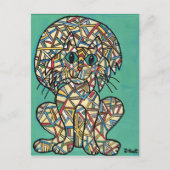 幾何学模様5 ポストカード (正面)