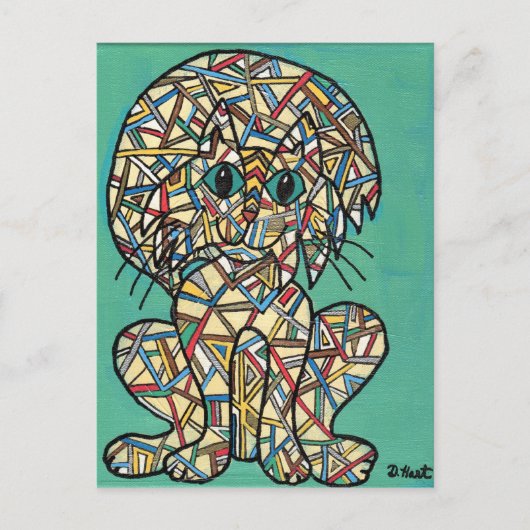 幾何学模様5 ポストカード (正面)