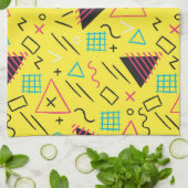 幾何学模様6 キッチンタオル (折り畳み)