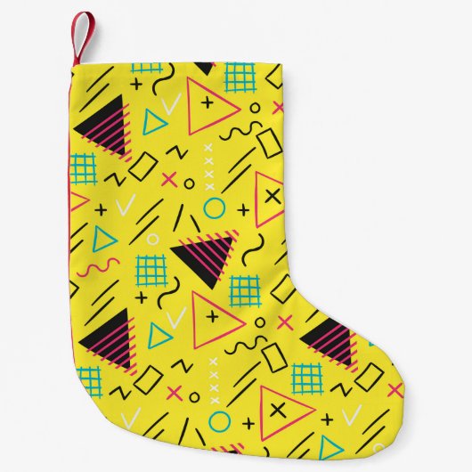 幾何学模様6 スモールクリスマスストッキング (正面)