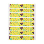 幾何学模様6 ラップアラウンドラベル (シート)