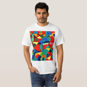 幾何学模様8 Tシャツ (正面フル)