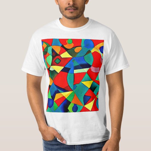 幾何学模様8 Tシャツ (正面)