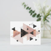 幾何学模様 |はがき ポストカード (スタンド正面)