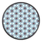 幾何学模様 アイスホッケーパック (正面)