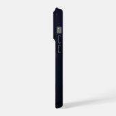 幾何学模様、アールデコ、金色のライン、波模様 iPhoneケース (左側面)