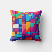 幾何学模様 クッション (正面)