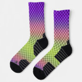 幾何学模様，グラディエントグラデーション, ソックス (左)