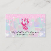 幾何学模様 | グリッターピクシーのダストリップ | 輝く 名刺 (正面)