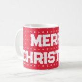 幾何学模様 –  コーヒーマグカップ (正面左)