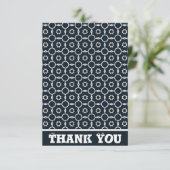 幾何学模様 サンキューカード (スタンド正面)