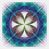 幾何学模様 スクエアシール (正面)