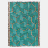幾何学模様 スローブランケット (正面縦)