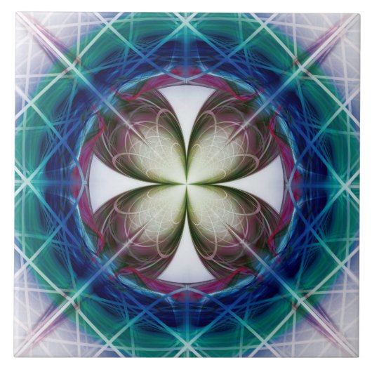 幾何学模様 タイル (正面)