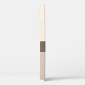 幾何学模様 – チョコレートとクリーム Case-Mate iPhoneケース (裏面 / 右)