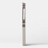 幾何学模様 – チョコレートとクリーム Case-Mate iPhoneケース (裏面 / 左)