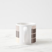 幾何学模様 – チョコレートクリーム エスプレッソカップ (裏面)