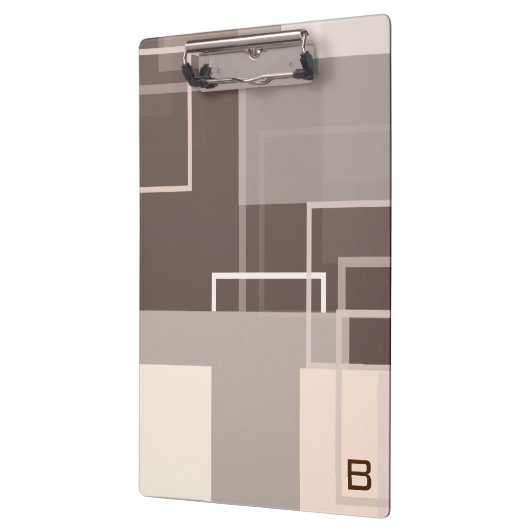 幾何学模様 – チョコレートクリーム クリップボード (左)