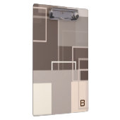 幾何学模様 – チョコレートクリーム クリップボード (右)