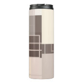 幾何学模様 – チョコレートクリーム タンブラー (裏面)