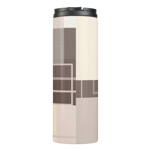 幾何学模様 – チョコレートクリーム タンブラー (裏面)