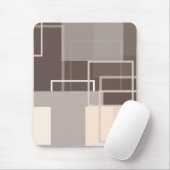 幾何学模様 – チョコレートクリーム マウスパッド (マウス)