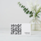 幾何学模様 – ピクセル数060614 – 輪郭 名刺 (スタンド正面)