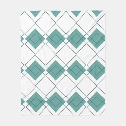 幾何学模様 フリースブランケット (正面)