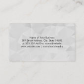 幾何学模様 |ブラッ絵を描シュ 名刺 (裏面)