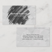 幾何学模様 |ブラッ絵を描シュ 名刺 (正面/裏面)