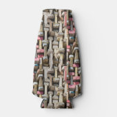 幾何学模様 ボトルクーラー (正面)