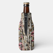 幾何学模様 ボトルクーラー (ボトル裏面)