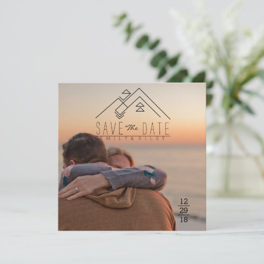 幾何学模様 |ボヘミアン日付を保存 セーブザデート (スタンド正面)