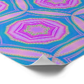 幾何学模様 ポスター (角)