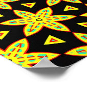 幾何学模様 ポスター (角)