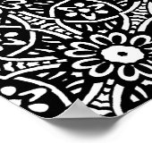 幾何学模様 ポスター (角)