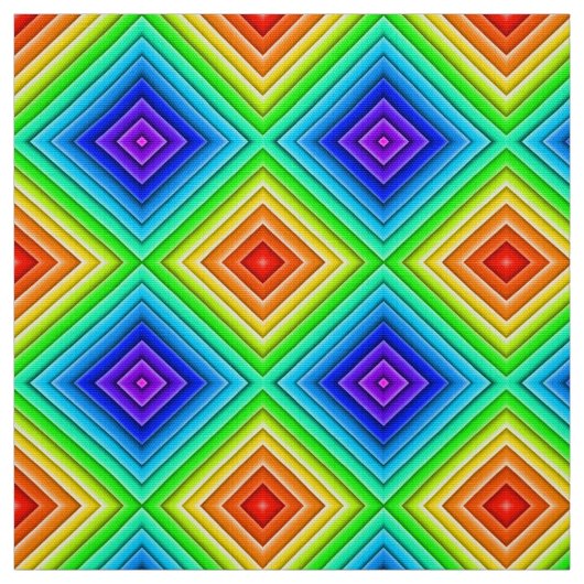 幾何学模様 – ポリエステル織布 ファブリック (見本)