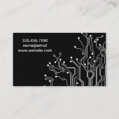 幾何学模様 |マイクロチップテクノロジー 名刺 (裏面)