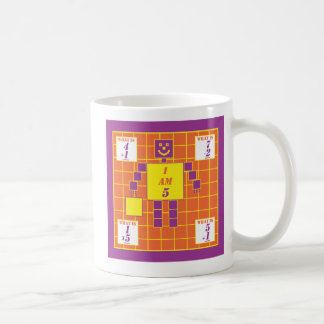 幾何学模様 – マグスクエア時代5 コーヒーマグカップ