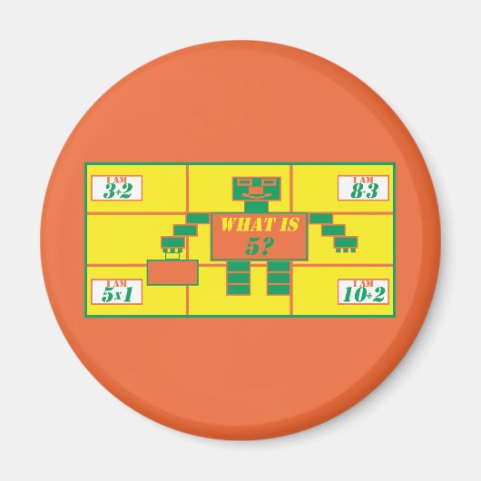 幾何学模様 – マグネット – 長方形 – エイジ5 (正面)