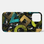 幾何学模様,レトロ,90s,抽象芸術,a Case-Mate iPhoneケース (裏面 (横))